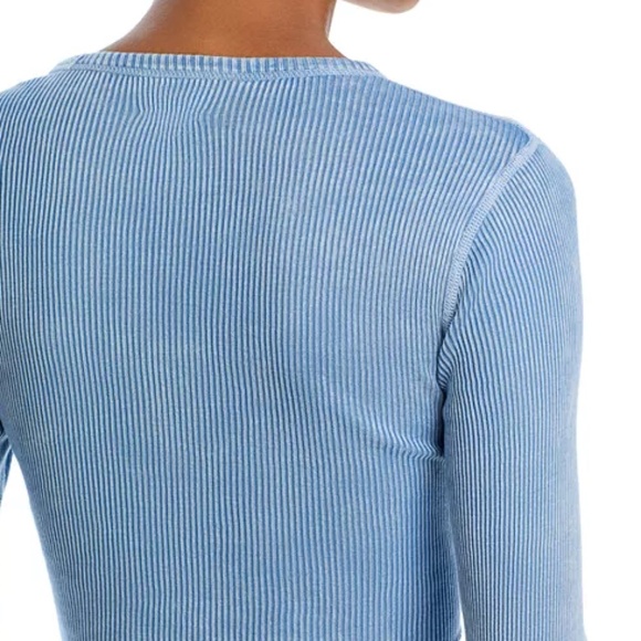 Alexander Wang Cropped Long Sleeve Crewneck, Body Wear , Size M NWT - Picture 5 of 7